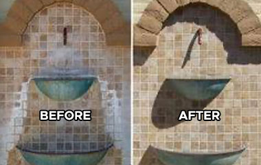 Calcium BustrS - Fountain Tile Cleaning